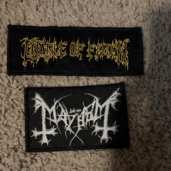 Other - Bundle of Cradle of Filth and Mayhem band patches